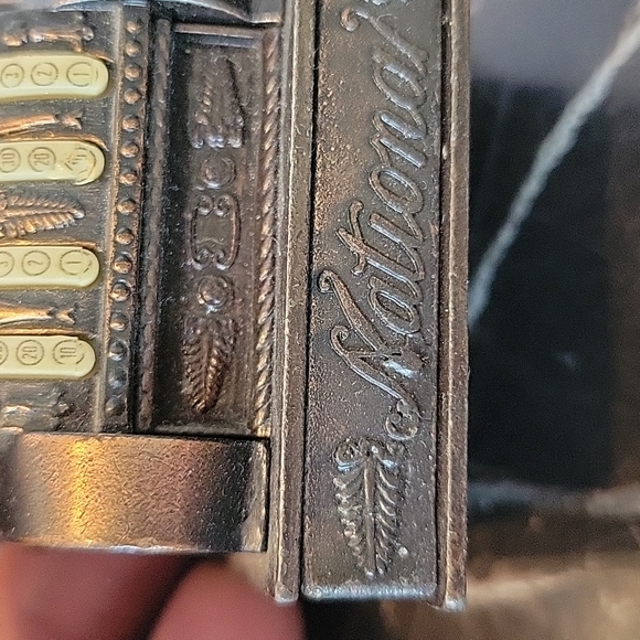 Vintage Play Me National Contado Cash Register Pencil Sharpener Made In Spain - Picture 3 of 5